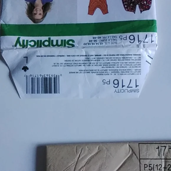 Simplicity New #1716p5 English to Spanish Vintage Pattern SZ 12-20 - Picture 8 of 8